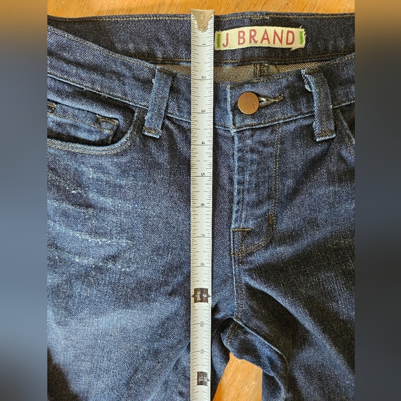 J Brand Suzuki Stinson side knee patch Denim Motorcycle Skinny Stretch Jeans EUC - Picture 6 of 11